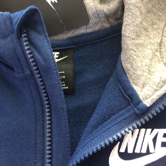 NIKE Boy Full Zipper Hoodie Sweater/Sweatshirt - Picture 5 of 12